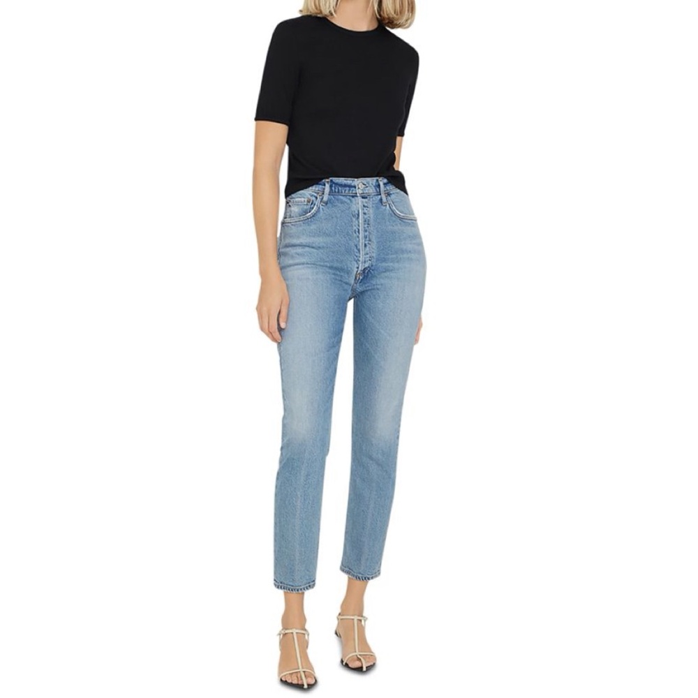 AGOLDE Nico Slim Fit Jeans in Vintage Blue size 26